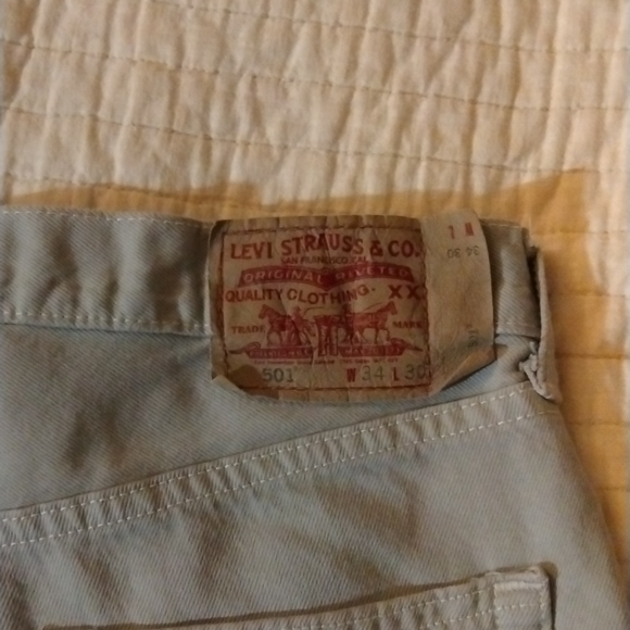 Levi's 501,34x30, greyish pants - Picture 2 of 4